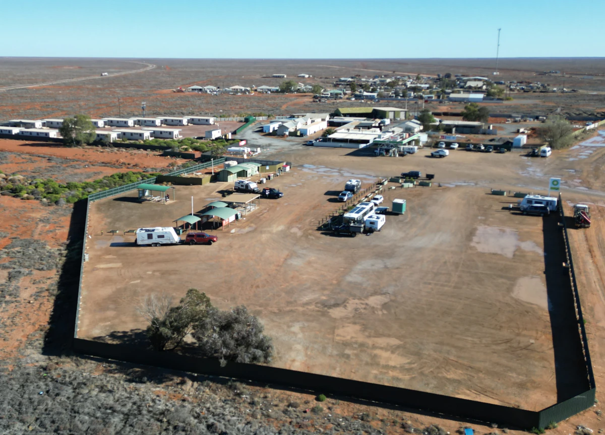 Drone view of the campgrounds
