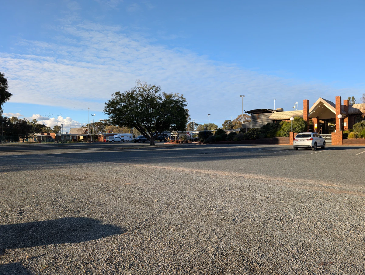 Tooleybuc Sports club carpark