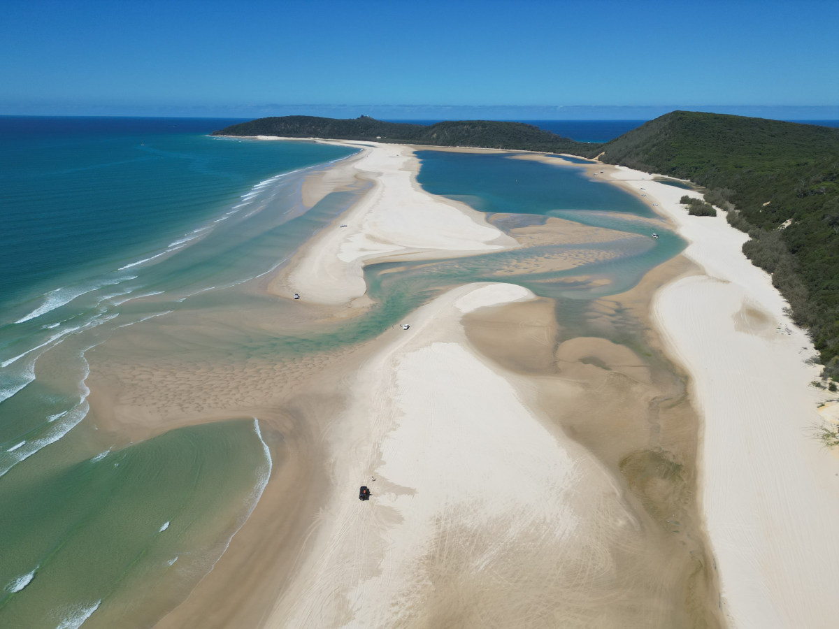 Rainbow Beach South, a great place to swim