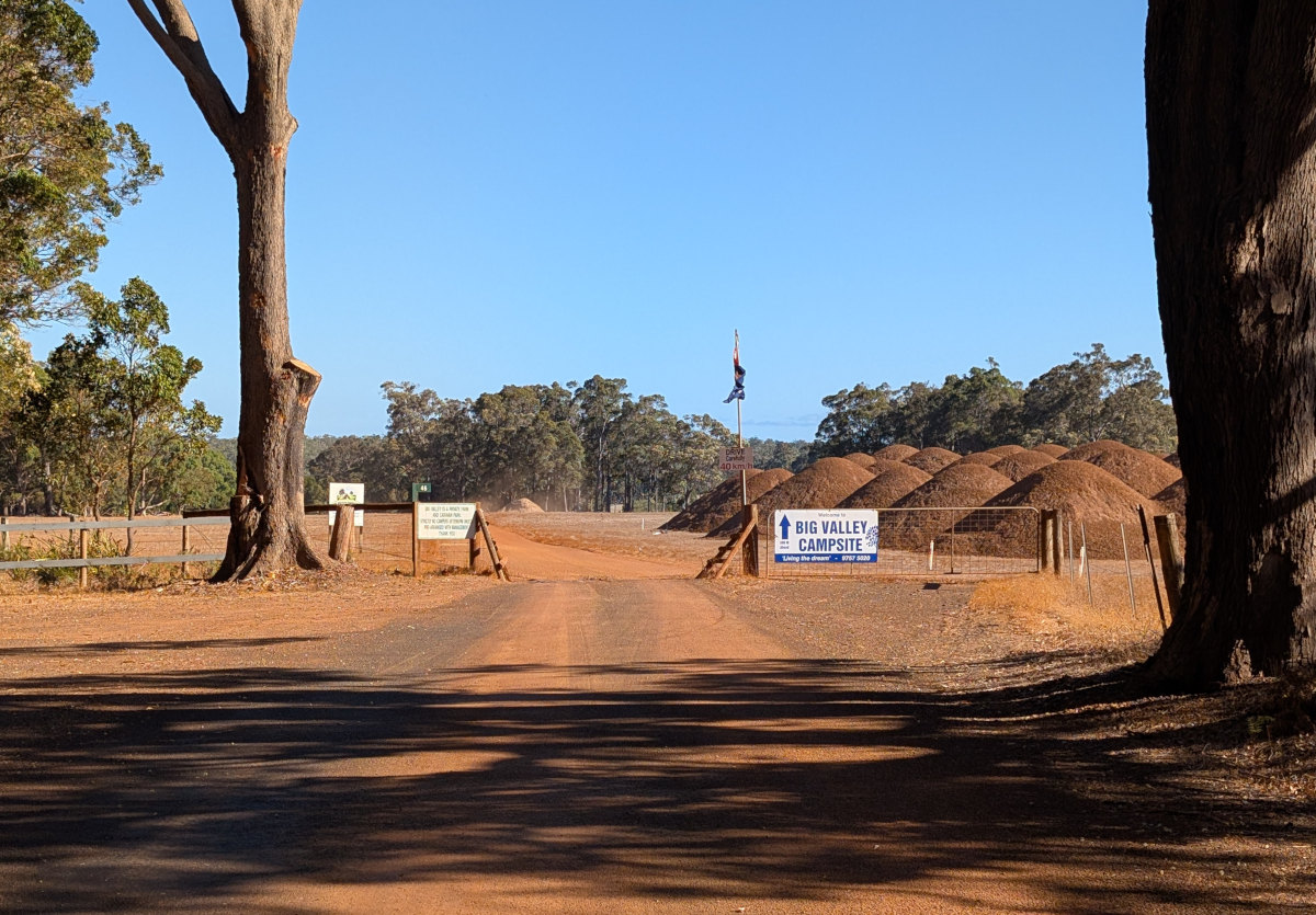 Entrance to Big Valley Campground