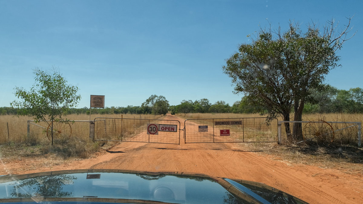 Birdwood Downs Station entrance